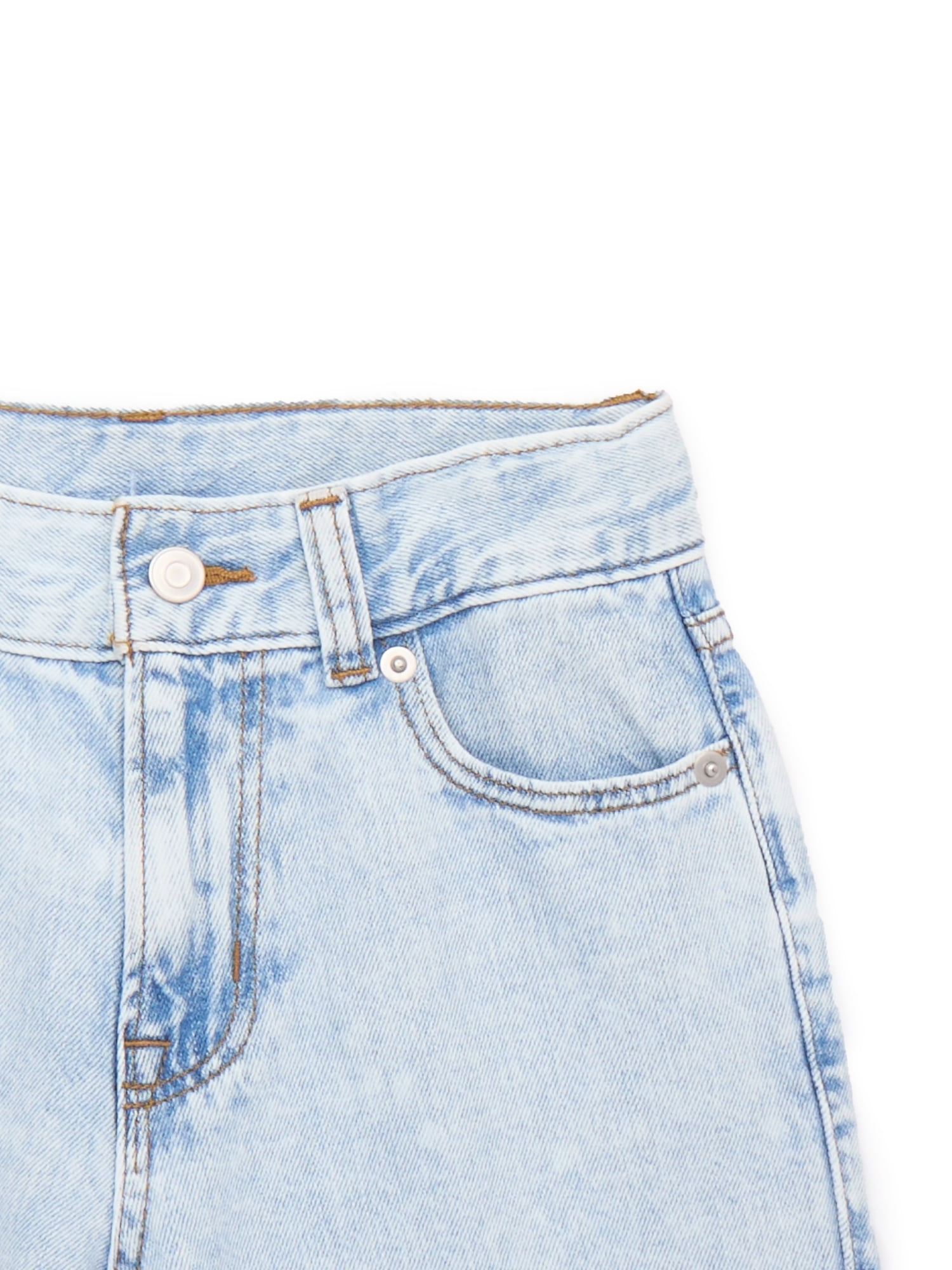 Wonder Nation Boys Denim Shorts, Sizes 4-16 Husky
