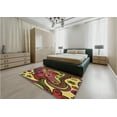 thumbnail image 5 of Ahgly Company Machine Washable Indoor Rectangle Transitional Saffron Red Area Rugs, 8' x 10', 5 of 7