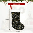 thumbnail image 4 of Fuzoiu Gold Dog Paw Print Christmas Stockings, Party Supplies & Kids Gifts,Big Xmas Stockings Decoration for Family Decorations Hanging Ornament for Xmas Holiday Party, 4 of 7