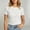 White, variant on DuoJiaJ Womens Short Sleeve Top, Crew Neck Slim Fit Semi Transparent Workout Black L