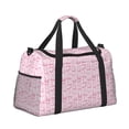 thumbnail image 2 of Easygdp Ribbon Bow Bolsa de Gimnasio, Bolsa de Viaje Duffel, Bolsa de Fin de Semana con Compartimentos, Bolsa de Mano para Noche, 2 of 7