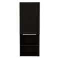 thumbnail image 2 of Black Particle Board Construction | Wall - Mounted Bathroom Storage | Easy - Assembly Space Saver, 2 of 3