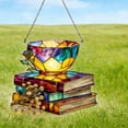 thumbnail image 5 of Acrylic Jigsaw Puzzle Suncatcher-Galactic Colorful Birds, Stained Glass Window Hanging, Home Decor Creative Mom Gifts, Birthday Gifts for Women,Wife, Sisters, Aunt, Besties 7.4in, 5 of 5