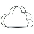 thumbnail image 1 of Coofit Floating Shelf Cloud Iron Wall Mounted Storage Rack Hanging Shelf Wall Decor, 1 of 10