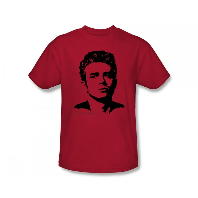 span Støv bag James Dean - Dean Adult T-Shirt In Red - Walmart.com