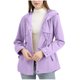 thumbnail image 2 of Chaquetas y prendas de vestir casuales con capucha de manga larga para mujer, blusas sin mangas regulares cómodas con capucha de manga larga de invierno, blusa de poliéster para mujer, 2 of 5