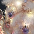 thumbnail image 4 of Árbol de Navidad Mini Árbol de Navidad y Plumas de Mesa, Árbol de Navidad Pequeño, Decoraciones de 50 cm con Adornos de Madera 0821 Color Rosa; Tamaño 50 cm, 4 of 5