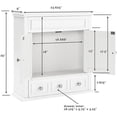 thumbnail image 3 of LYDIA WALL CABINET IN WHITE, 3 of 11