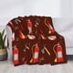 thumbnail image 3 of Fotbe Fire Extinguisher Manta de Franela con Estampado, Manta Ultrasuave para Cama, Sofá, Auto, Hipoalergénica y Antibolitas-50"x40", 3 of 6