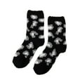 thumbnail image 2 of 5 Pairs Leopard Fuzzy Socks for Women Soft Coral Socks Winter Warm Cozy Fluffy Socks for Christmas Gifts, 2 of 9