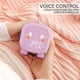 thumbnail image 4 of (Pink) Alarm Clock Kids Girls Boys LED Digital Alarm Clock, Dinosaur Digital Alarm Clock, Adjustable Volume Timer, Snooze Night Light USB Rechargeable Alarm Clock, 4 of 5