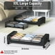 thumbnail image 2 of Almacenamiento debajo de la cama con ruedas y tapa, Almacenamiento debajo de la cama con ruedas con gran capacidad XXL, Almacenamiento debajo de la cama para dormitorio Contenedores de almacenamiento, 2 of 5