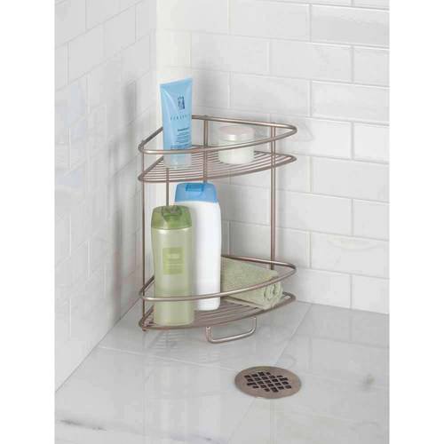 InterDesign Axis 2Tier FreeStanding Shower Shelf