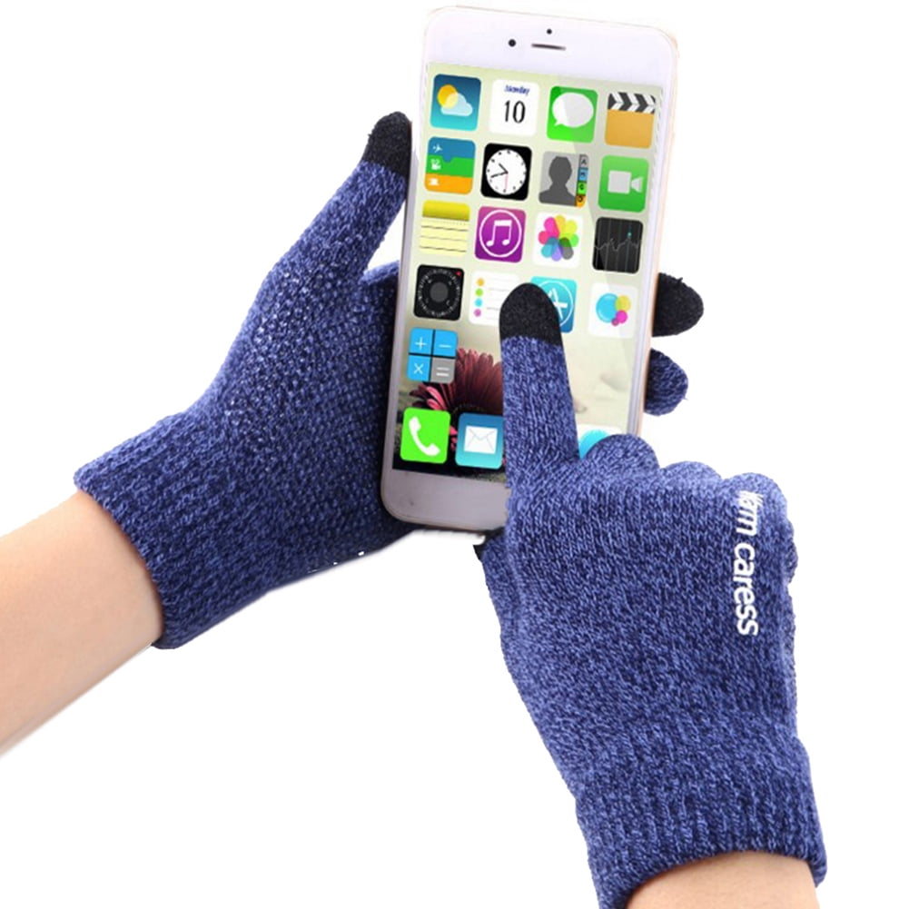 Details about   Winter Smartphone Touch Screen Gloves Keep Warm Knitted Windproof Thermal Warm 