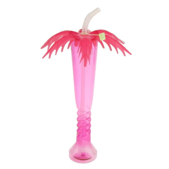 3 Piezas De La Decoración De La Decoración Del Partido Hawaiano De la vaso De Bebidas s Yotijar Taza Palm Tree Yard
