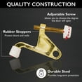 thumbnail image 5 of Design House  Jumbo Hinge Pin Door Stop in Polished Brass, 2-1/5-Inch, 10-Pack, 5 of 12