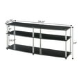 thumbnail image 5 of Convenience Concepts Designs2Go 60" 3 Tier TV Stand in Black Wood Finish, 5 of 7