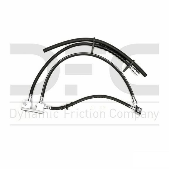 Rear Left Dynamic Friction Company Brake Line Hose 350-54634 For 2008-2015 Ford E-350 Super Duty, 2009-2014 Ford E-250
