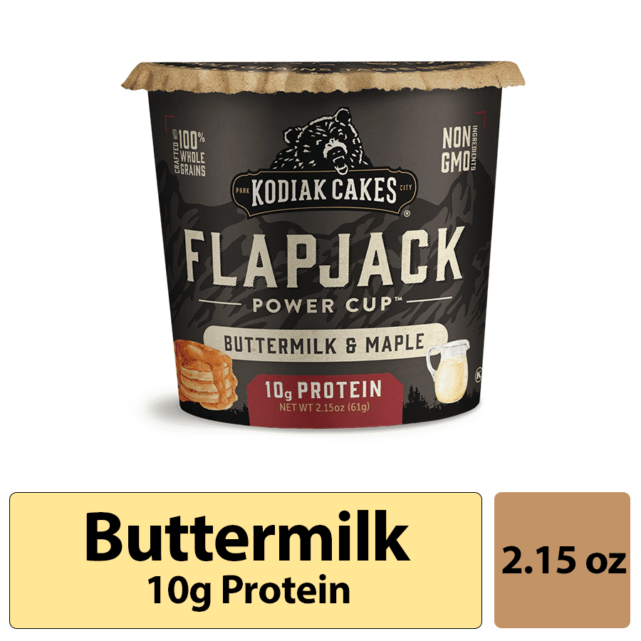 Kodiak Cakes Flapjack Unleashed Buttermilk & Maple Pancake Cup, 2.15 Oz