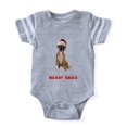 thumbnail image 1 of CafePress - Christmas Boxer - Cute Infant Baby Football Bodysuit, 1 of 1