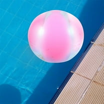 LOLIPPYY 4Pcs Pink Inflatable Playground Balls for Outdoor Indoor Fun with Durable Anti Wear Material