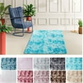 thumbnail image 2 of Guanhe Large Area Rug for Bedroom, Tie-Dye Indoor Rectangular Plush Carpet Thickened Floor Rug for Girls Room,4.1x2.6FT, 2 of 2