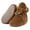 Brown, variant on Ella Bonna Soft Baby Shoes, Cotton Baby Booties, Gray, 0-6 Months