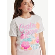 Justice Girls 2-Piece Tee & Bike Short Set, Sizes XS - XLP