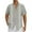 Gray, variant on Men's Turn Down collar Shirts Short Sleeve Vertical Striped Print Linen Blend Loose Fit Button Down Casual Shirts