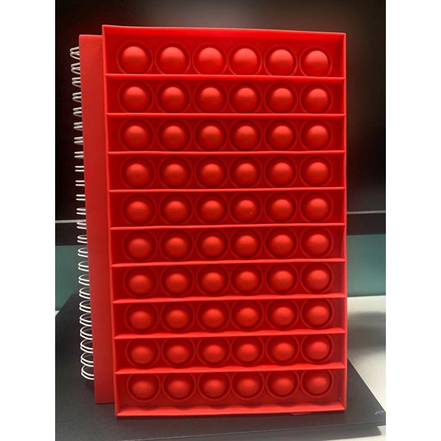 Pop Its Notebooks - 50 Page Lined School Writing Book Fidget Toy AND PENCIL CASE Educational Supplies