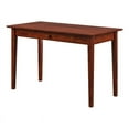 thumbnail image 3 of Allora Mid-Century Solid Wood Writing Desk with Storage Drawer in Walnut, 3 of 8