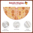 thumbnail image 3 of Rateoe Pineapples Pattern Christmas Tree Skirt with Ties , Christmas Tree Decorations, Farmhouse Christmas Decor Xmas Holiday Decorations-30", 3 of 6