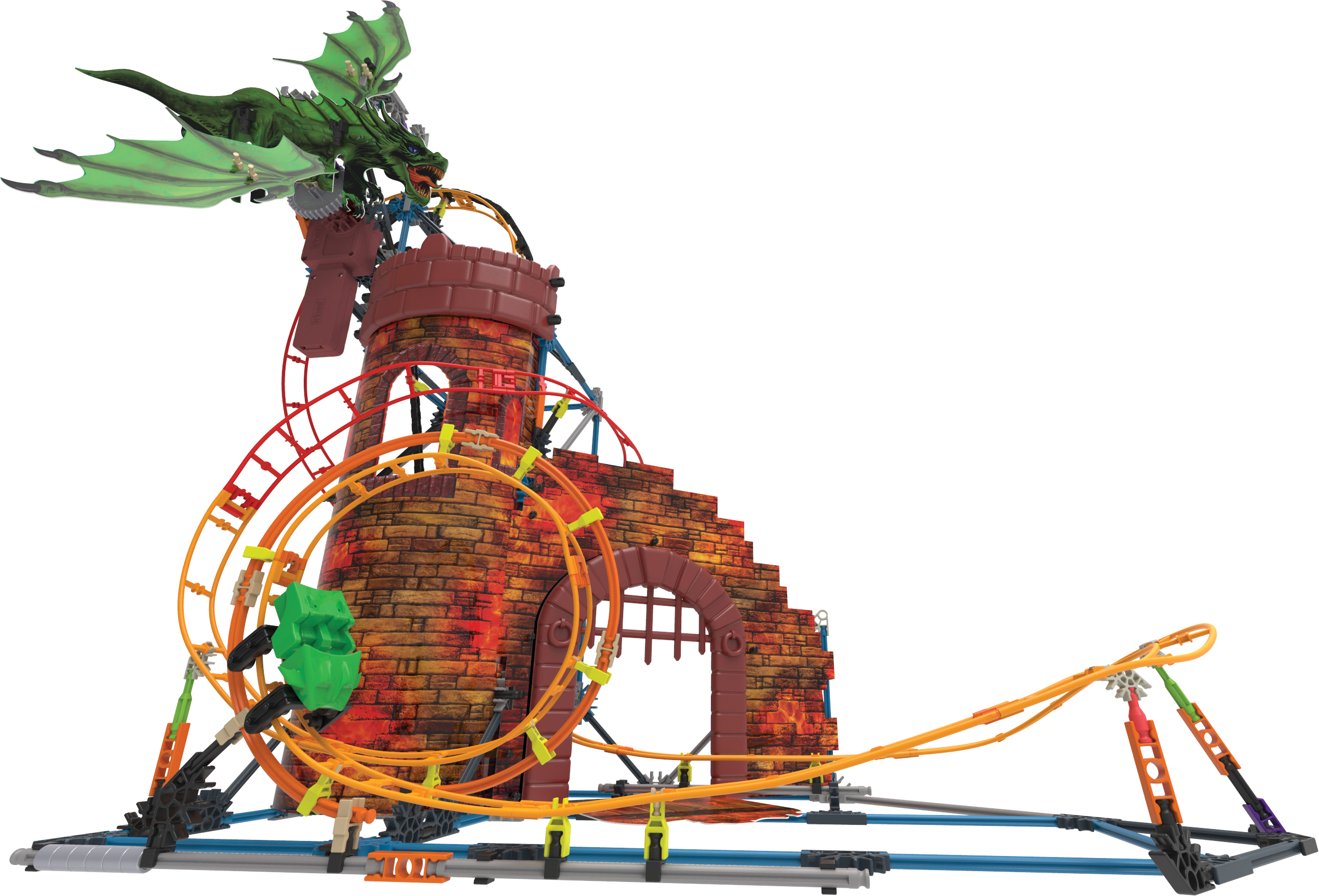 K'NEX Dragon's Revenge Thrill Coaster - 578 Parts - Roller Coaster Toy - Ages 9 and up - image 2 of 11