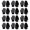 Black, variant on 12pair Jewelry Photography Gloves Protective Work Mittens Sophisticated Glove for Jewelers and Enthusiasts