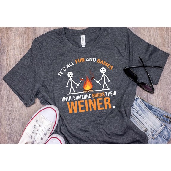 Funny Campfire T-Shirt, Camping Gifts, Camping Shirt TH210530