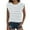 White/Striped/#4, variant on WTXUE T-Shirts Sleeveless, Crew Neck Shirts for Women's Summer Loose Striped T Shirt Striped Casual Tops for Women