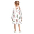 thumbnail image 3 of Girls' long-sleeved dress Bunny Care Bears Girls' A-line dress with ribbed cuffs Soft and comfortable, 3 of 6