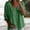 A1_Green, variant on Women 3/4 Sleeve Eyelet Flowy Babydoll Peplum Tunic Tops Loose Fit Deep V Neck T Shirts Summer Boho Blouses Peasant Blouse Cute Gauze Cotton Linen Shirts Lightweight Plus Size Shirts Pink S