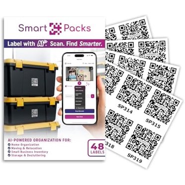 Smart Labels QR Code Labels for Storage Scannable Inventory Tracking ...
