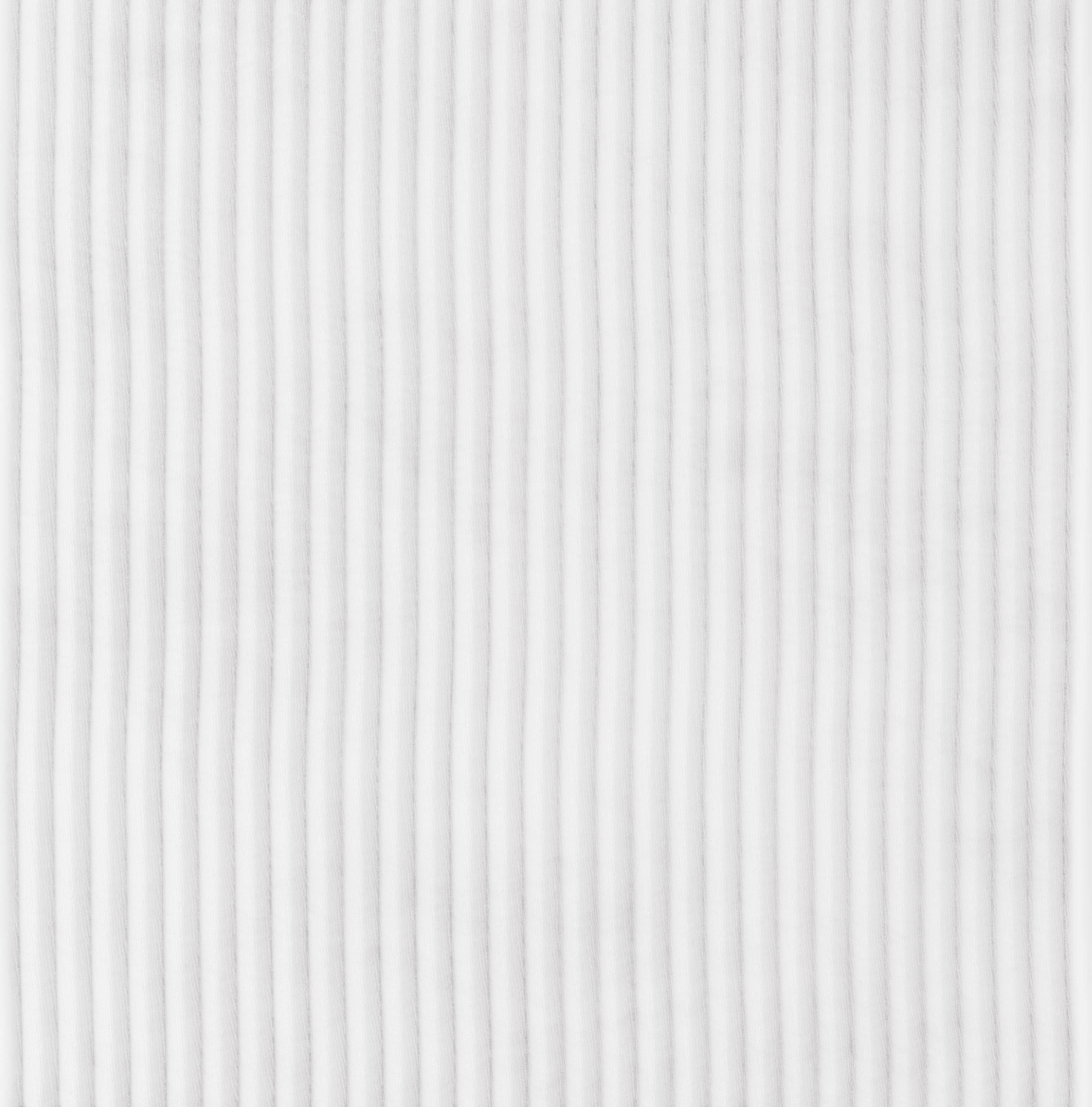 Castle Place Corduroy Gold PU Strip Wingback Upholstered Queen Bed, White