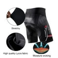 thumbnail image 5 of Sponeed Men Cycling Short Padded Mens Cyclist Shorts Mountain Bike Riding Tights Bottom Red L, 5 of 11