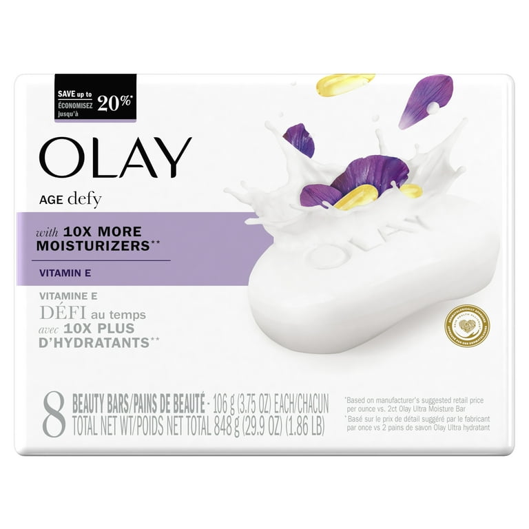 Olay Age Defying Bar Soap with Vitamin E and Vitamin B3 Complex