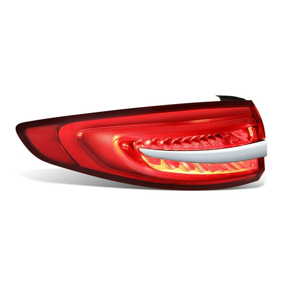 DNA Motoring OEM-TL-005-L For 2017-2020 Ford Fusion OE Style Left Driver Side Tail Light Lamp