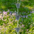 thumbnail image 4 of Rain Chain Gutter Downspout Catcher Outside Water Diverter Decorative Garden Rain Cups Chime Home Decor - 8.85 Feet Long, 4 of 5
