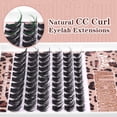 thumbnail image 3 of ORUYROP Lash Clusters 66Pcs Eyelash Extension Natural Wispy DIY Lash Extension Asian Eyelash Clusters 10-16MM Fluffy Eyelashes Extensions ALICROWN, 3 of 7