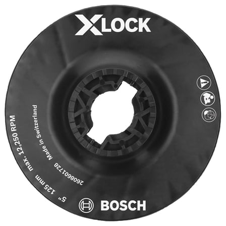 Bosch MGX0500 5 Inch X-Lock Backing Pad Medium Hardness