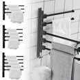 thumbnail image 1 of Swivel Towel Holder 5-Arm Swing Bar Wall Mount Rack Towel Hanger For Bathroom Towel Holder Kitchen Bathroom Towel Rack Towel Rail, 1 of 7