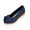 Blue, variant on Women Front Bow Suede Espadrille Slip On Wedge Shoes Closed Toe Comfort Footwear For Casual Office Outdoor Daily Summer