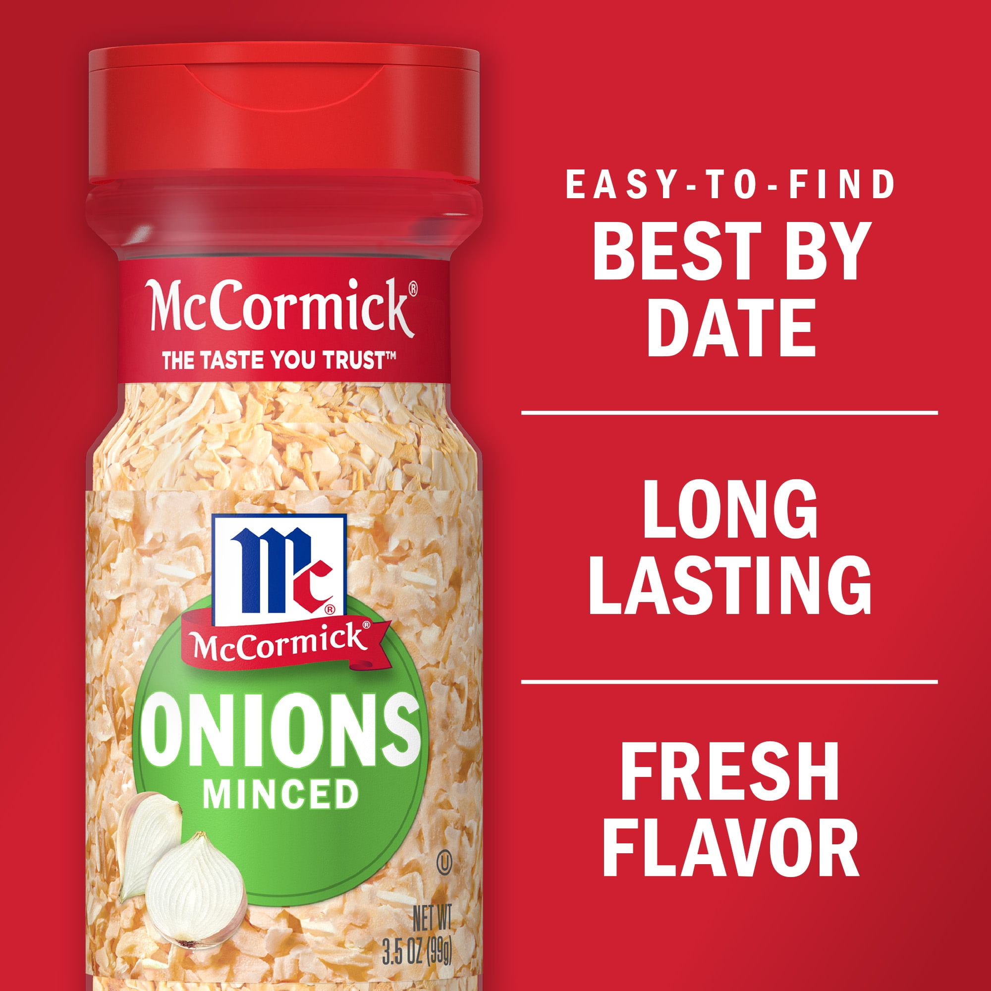 McCormick Organic Minced Onion, 10 oz Mixed Spices & Seasonings