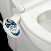 LUXE Bidet NEO 185 - Self-Cleaning, Non-Electric Bidet Attachment, Rear and Feminine Wash Blue